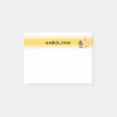 Adorable Graugelbe Ducklings Fotovorlage Post-it Klebezettel (Vorderseite)