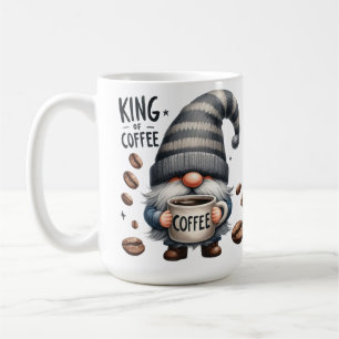 ADORABLE GRAY GNOME NIEDLICH KAFFEE SPRICHWORT KAFFEETASSE