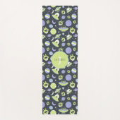 Adorable Green Außerirdischen Space Ships UFO Kind Yogamatte (Vorderseite)