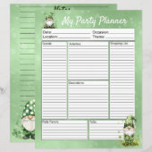 Adorable Green St. Patrick's Day Gnomes (Vorne/Hinten)