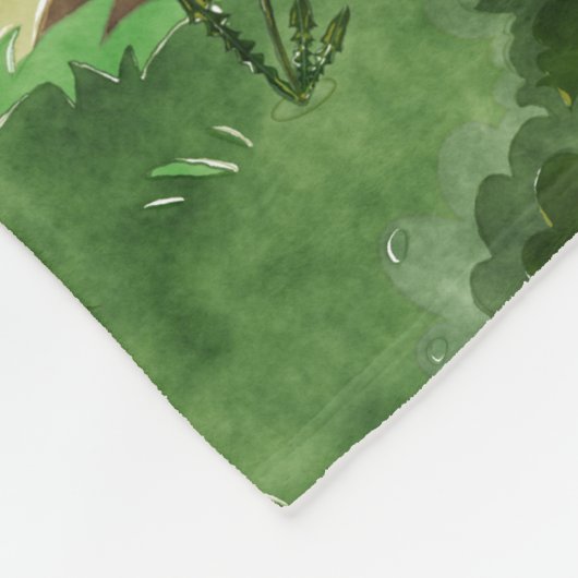 Adorable Green St. Patrick's Day Gnomes Fleecedecke (Ecke)