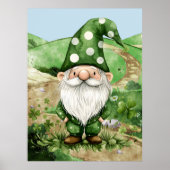 Adorable Green St. Patrick's Day Gnomes Poster (Vorne)