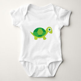 Adorable Green Turtle Baby Bodysuit für Neugeboren Baby Strampler