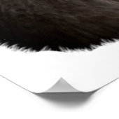 Adorable Grey Kitten Cat Bubble Gum Kinderzimmer C Poster (Ecke)