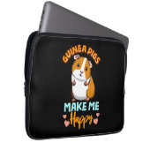 Adorable Guinea machen mich glücklich Laptopschutzhülle (Vorne Rechts)