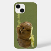 Adorable Guinea Pig Eating Celery Fotografie Case-Mate iPhone Hülle (Rückseite)