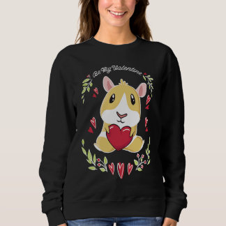 Adorable Guinea Pig Valentine's Day Sweatshirt