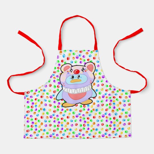 Adorable Gum Ball and Clowake Baking Schürze (Vorderseite)