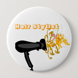 Adorable Haartrockner blühende Blume Button