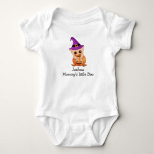 Adorable Halloween Baby Owl Baby Jersey Bodysuit Strampler
