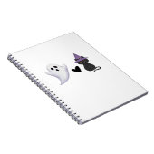 Adorable Halloween Duo Freundlicher Geist und schw Notizblock (Rechte Seite)