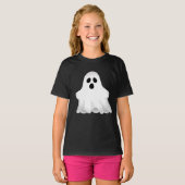 Adorable Halloween-Geistermädchen T-Shirt (Vorne ganz)