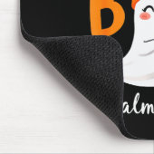 Adorable Halloween Ghost A Little Boo Is Almost Du Mousepad (Ecke)