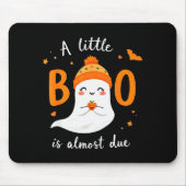 Adorable Halloween Ghost A Little Boo Is Almost Du Mousepad (Vorne)