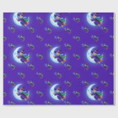 Adorable Halloween Hexe, Whimsikhexe, Geschenkpapier (Flach)