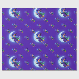 Adorable Halloween Hexe, Whimsikhexe, Geschenkpapier