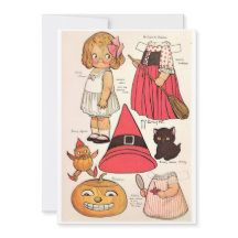 Adorable Halloween 🎃 Papierpuppen