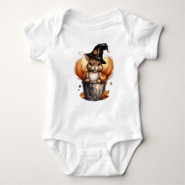 ADORABLE HALLOWEEN RED SQUIRREL BABY STRAMPLER