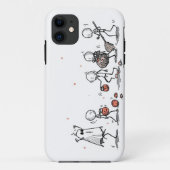 Adorable Halloween Stick Figure Scene Case-Mate iPhone Hülle (Rückseite)