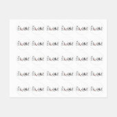 Adorable Halloween Stick Figure Scene Etiketten (Blatt)