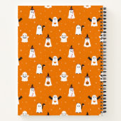 Adorable Halloween Trick oder Treten Geister Custo Notizblock (Rückseite)