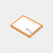 Adorable Halloween-Trick oder Tretgeister Post-it Klebezettel (angewinkelt)