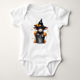 ADORABLE HALLOWEWEE KUHE IN EINEM BUCKET BABY STRAMPLER
