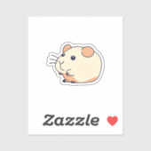 Adorable Hamster Aufkleber (Blatt)