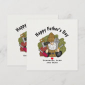 Adorable Handyman & Carpenter Garden Gnome (Vorne/Hinten)