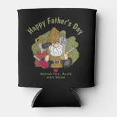 Adorable Handyman & Carpenter Garden Gnome Dosenkühler (Vorderseite)