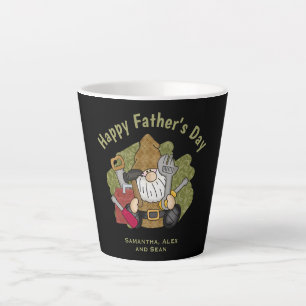 Adorable Handyman & Carpenter Garden Gnome Milchtasse