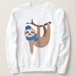 Adorable Hanukkah Sloth Sweatshirt<br><div class="desc">Personalisiertes Hanukkah Design.</div>