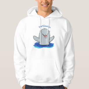 Adorable Happpoise Cartoon Illustration Hoodie