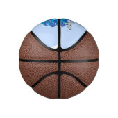 Adorable Happy Delphine Cartoon Illustration Mini Basketball (Rechts)