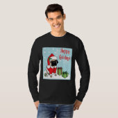 Adorable Happy Holidays Weihnachten Mops Classic T T-Shirt (Vorne ganz)