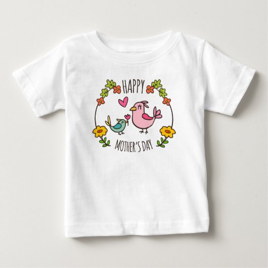 Adorable Happy Mother Day | Bodysuit Baby T-shirt (Vorderseite)