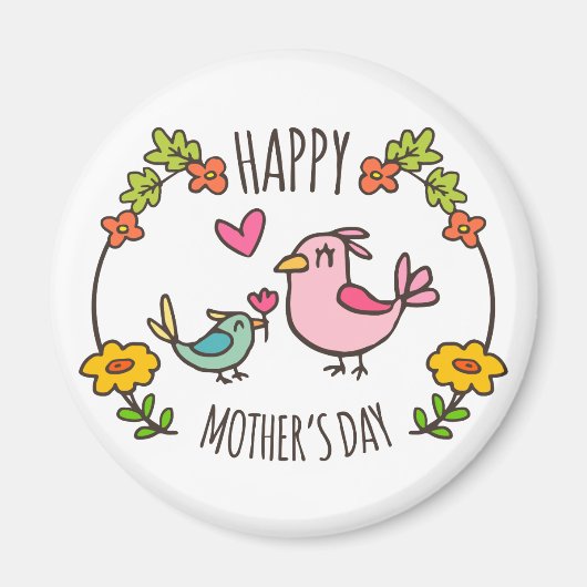 Adorable Happy Mother Day | Magnet (Vorne)