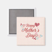 Adorable Happy Mother Day | Magnet (Vorderseite/Rückseite)