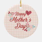 Adorable Happy Mother Day | Ornament (Hinten)