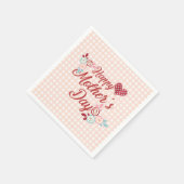 Adorable Happy Mother Day | Serviette (Ecke)