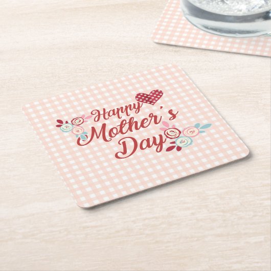 Adorable Happy Mother Day | UNTERSETZER (angewinkelt)