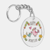 Adorable Happy Mother's Day Schlüsselanhänger (Vorderseite links)