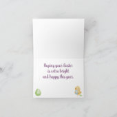 Adorable Happy Oaster Dankeskarte (Innenseite)