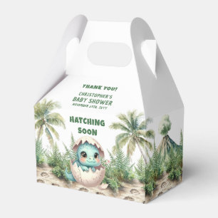 Adorable Hatching Soon Dino Baby Gevor Box Geschenkschachtel