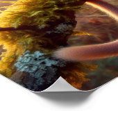 Adorable Hazel Dormouse in a Woodland Tree Poster (Ecke)