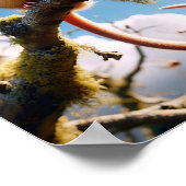 Adorable Hazel Dormouse in a Woodland Tree Poster (Ecke)