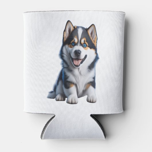 Adorable HD Alaskan Malamute Puppy Portrait - Embr Dosenkühler (Vorderseite)