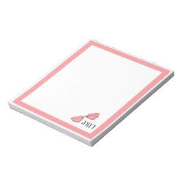 Adorable Hebrew Name Personalized Notepad  Notizblock
