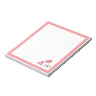 Adorable Hebrew Name Personalized Notepad Notizblock