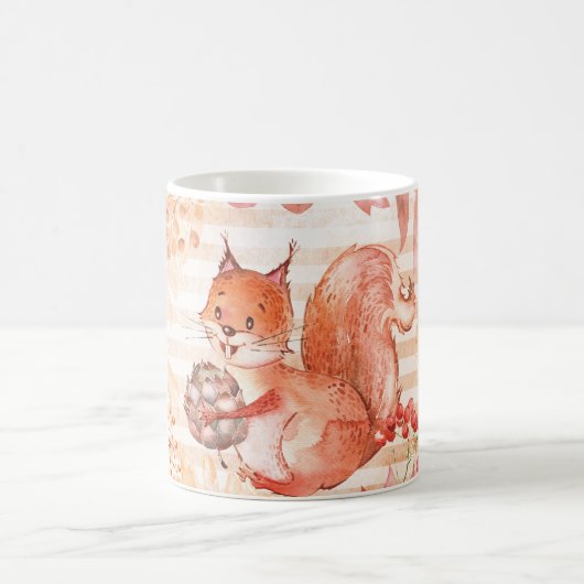 Adorable Herbsthörnchen Kaffeetasse (Mittel)